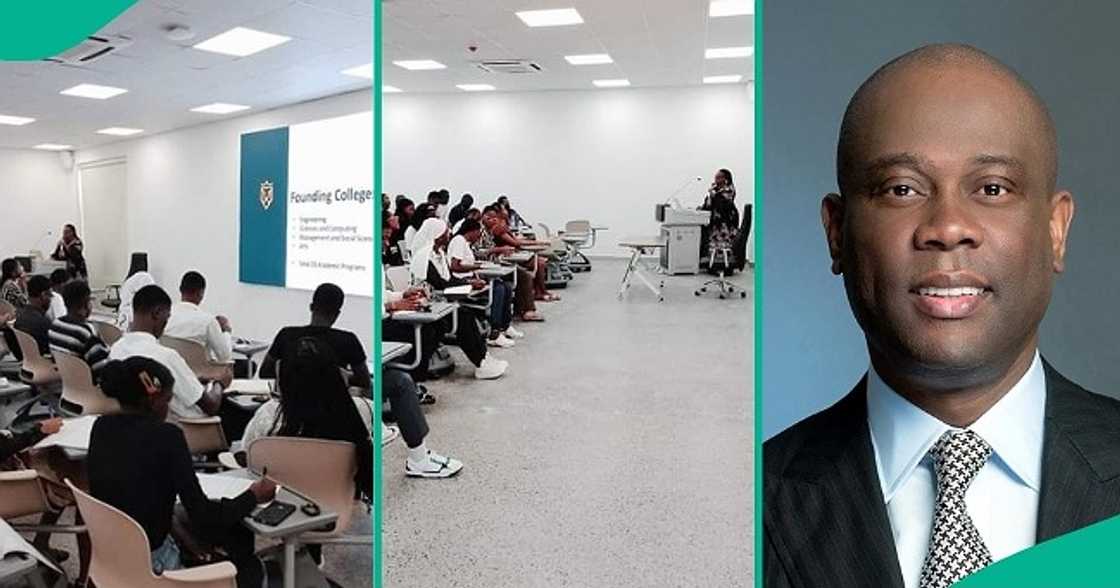 Photos show Wigwe University lecture rooms Photos show Wigwe University lecture rooms