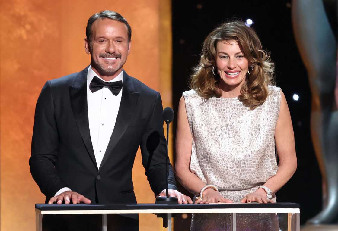 Faith Hill and Tim McGraw at Barker Hangar