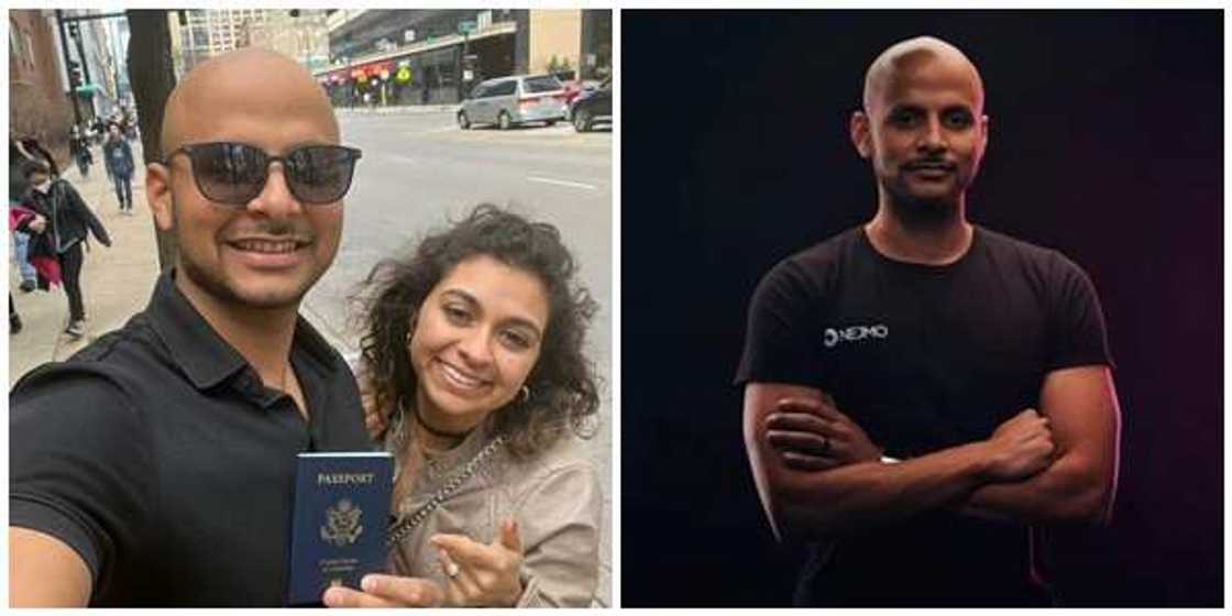 Nabil Khalifa who traveled from Egypt to USA has become a citizen after working as a taxi driver. Nabil Khalifa who traveled from Egypt to USA has become a citizen after working as a taxi driver.