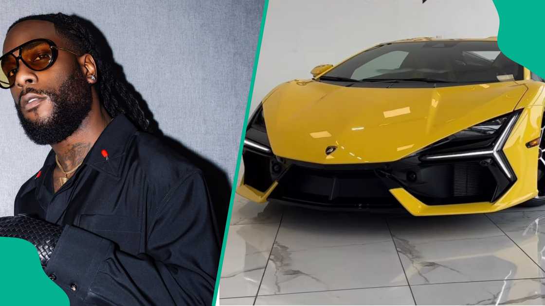 Burna Boy buys Lamborghini Revuelto, shows off garage