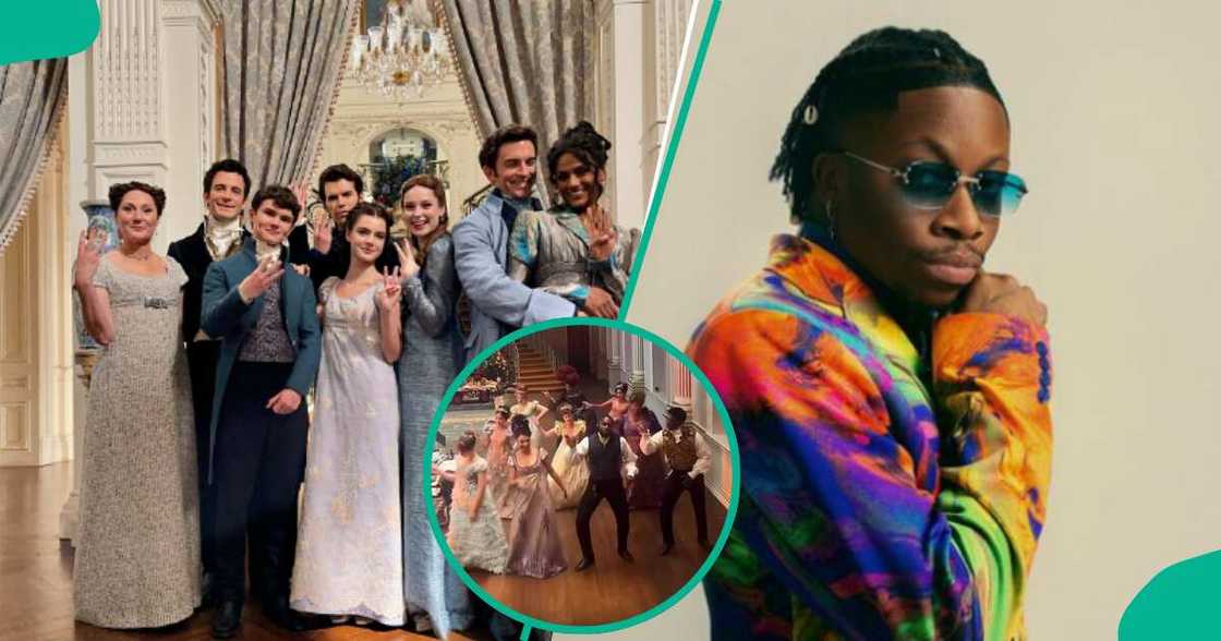 The Bridgerton's cast dance to Oxlade's Ku Lo Sa. The Bridgerton's cast dance to Oxlade's Ku Lo Sa.