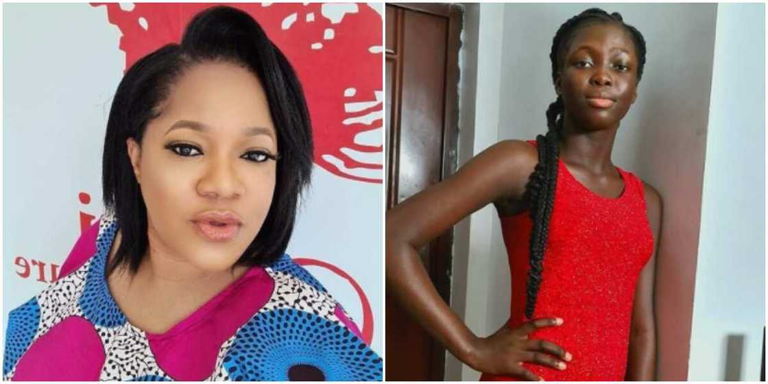 Actress Toyin Abraham shares cute photo of her and her step-daughter Actress Toyin Abraham shares cute photo of her and her step-daughter