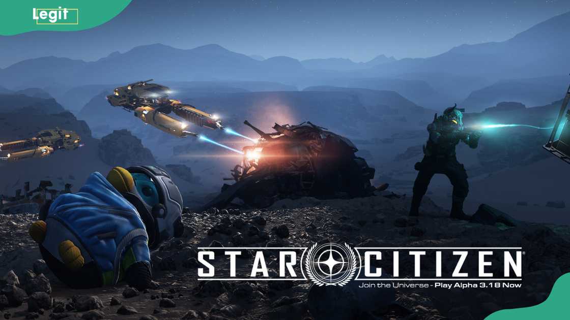 The cover photo of Star Citizen video game