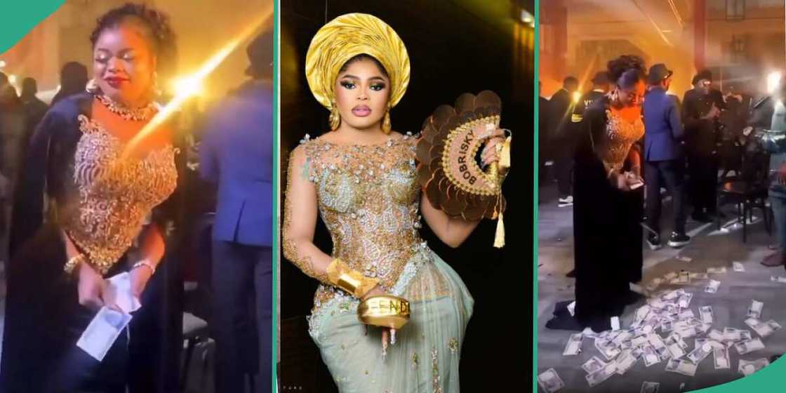 Video of Bobrisky spraying money at party after EFCC arrested him for abusing naira emerges. Video of Bobrisky spraying money at party after EFCC arrested him for abusing naira emerges.