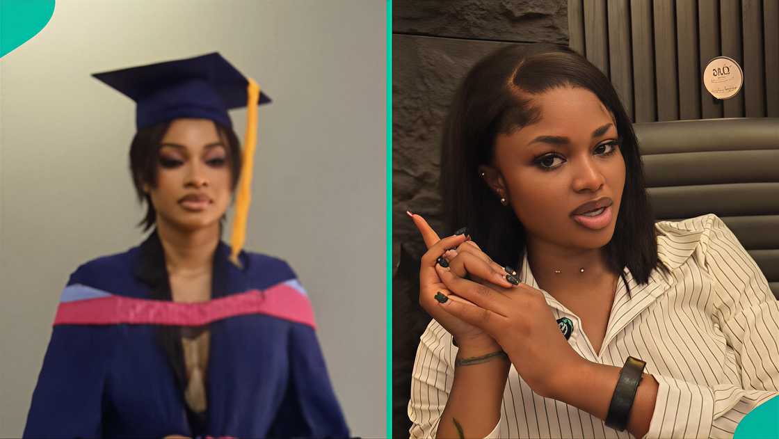 A 22-year-old DELSU student with two businesses celebrates as she bags degree A 22-year-old DELSU student with two businesses celebrates as she bags degree