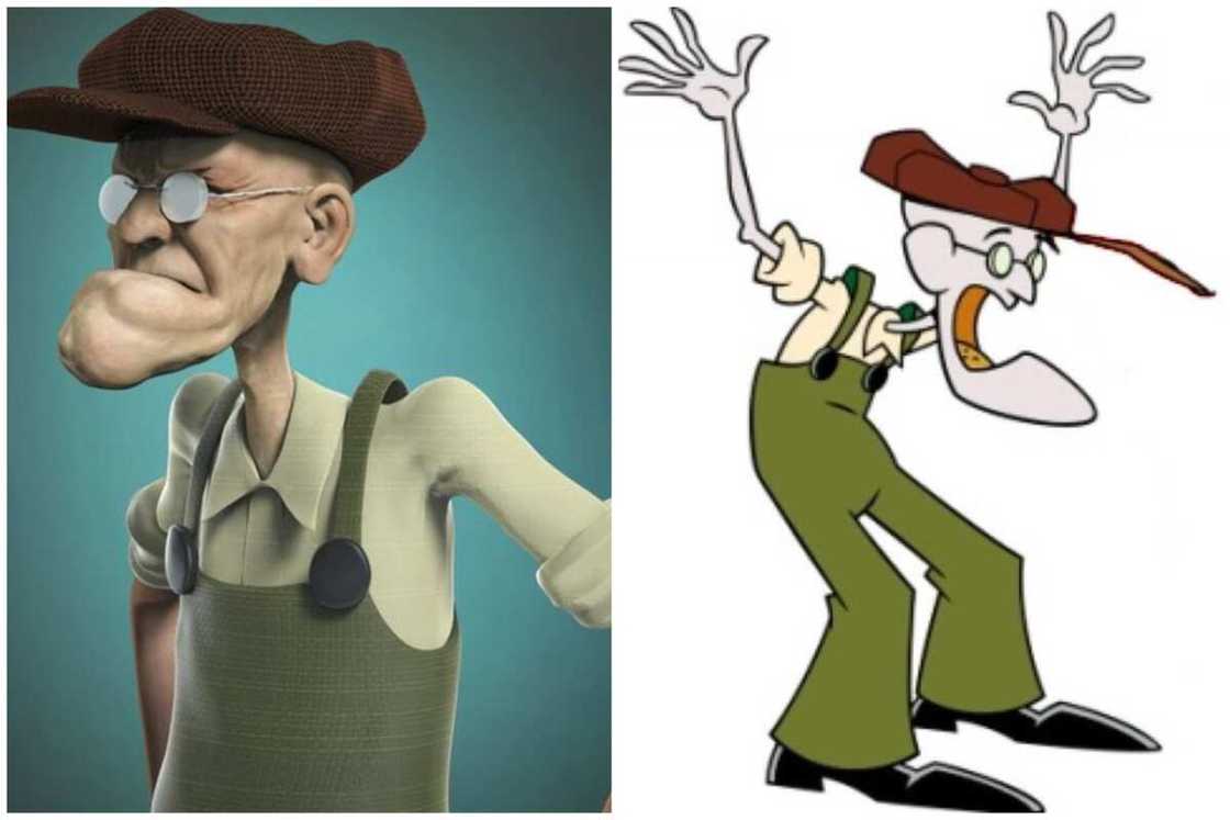 bald disney character