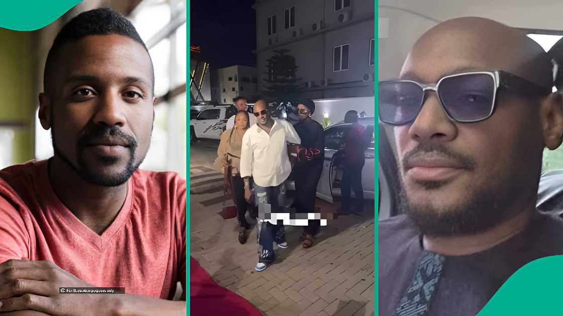 Man reacts to 2Baba freezing his hand from Natasha in public