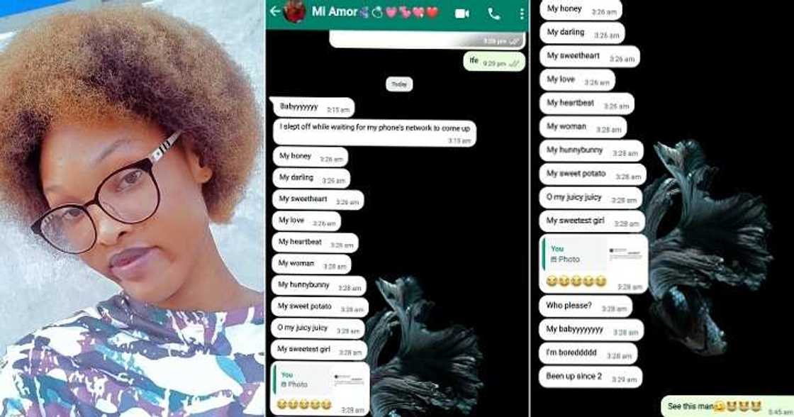 Lady leaks messages she received from her man at 3 am Lady leaks messages she received from her man at 3 am