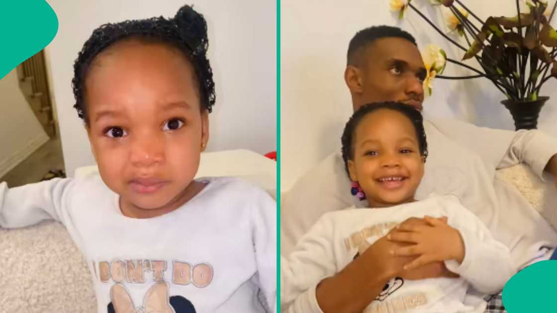 Child who loves her father dearly goes viral.