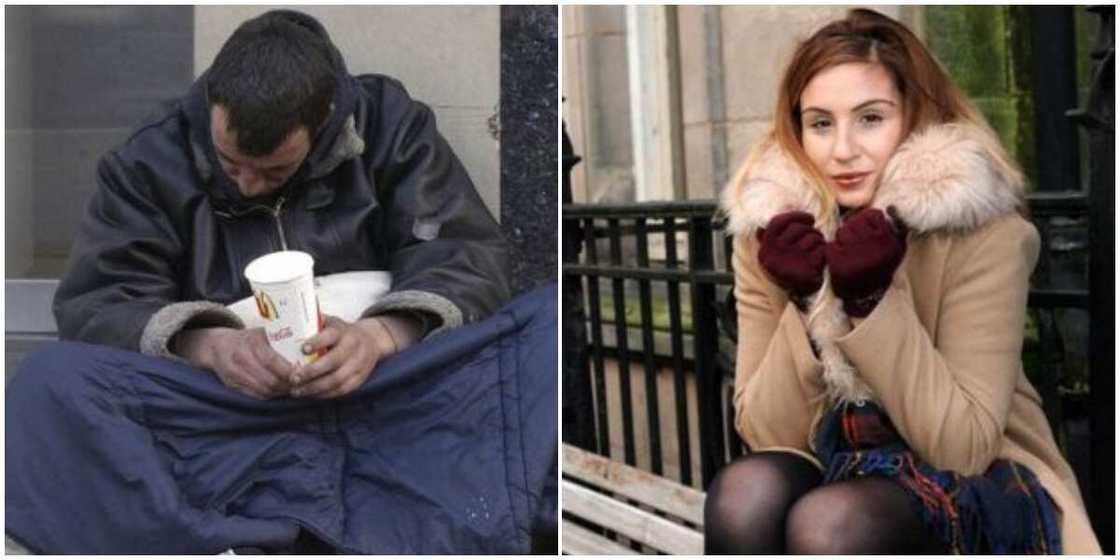 Homeless man helps stranded university student with his last N1706, she raises N26m for him in appreciation Homeless man helps stranded university student with his last N1706, she raises N26m for him in appreciation