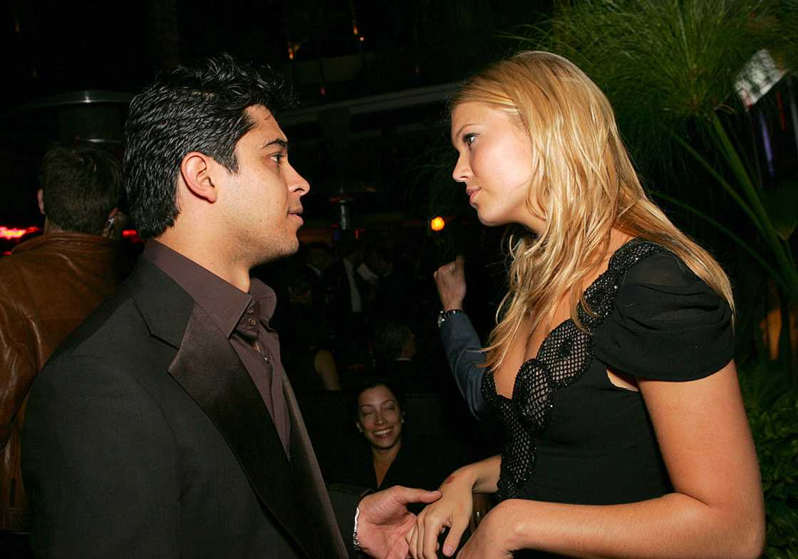 Wilmer Valderrama and Mandy Moore in Hollywood, California, United States.