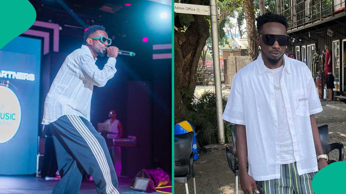 Mr May D reacts as X users drag him over new song. Mr May D reacts as X users drag him over new song.