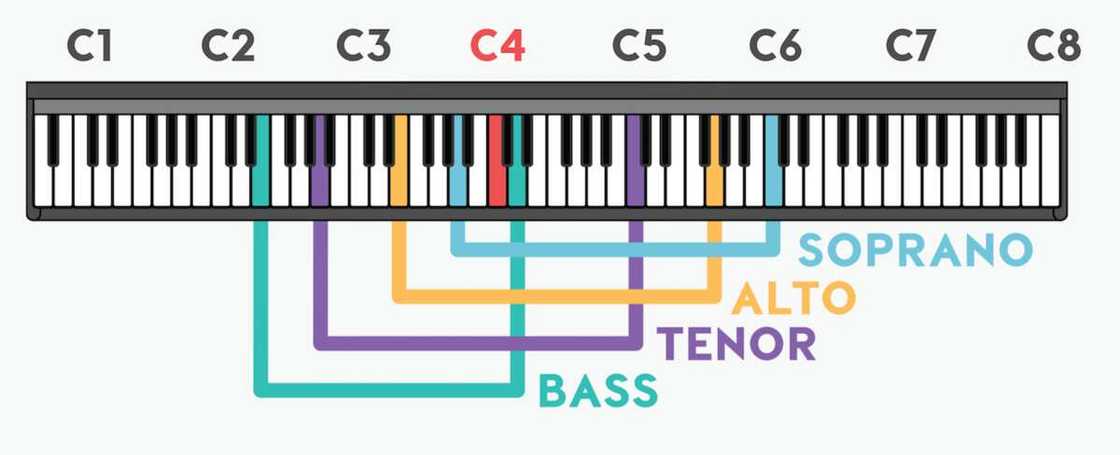 vocal range chart