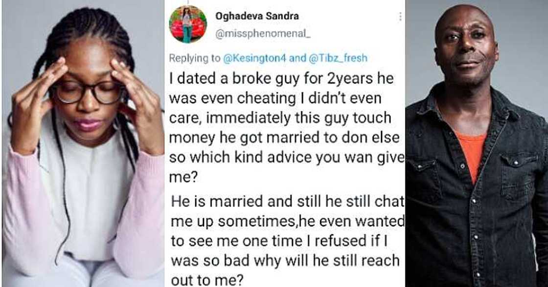 Man dumps girlfriend, marries someone else, two years Man dumps girlfriend, marries someone else, two years