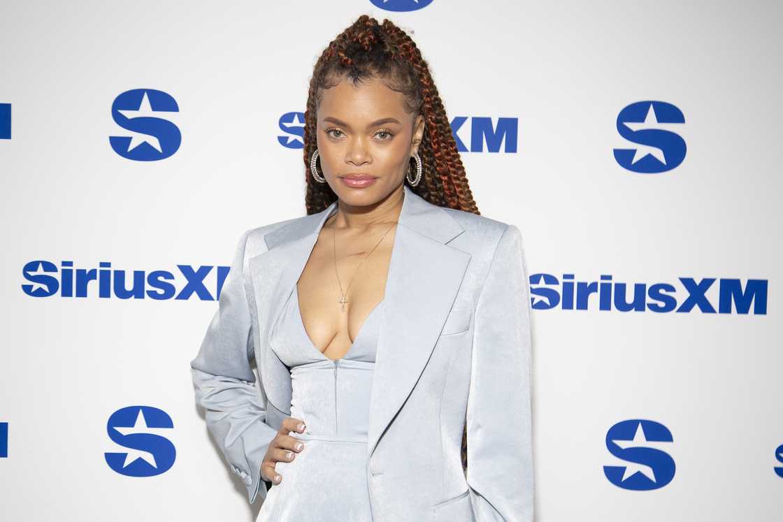 Andra Day visits SiriusXM Studios successful  New York City