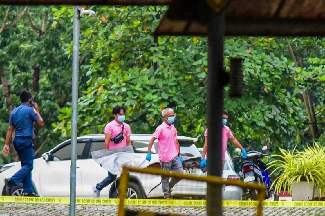 Among the three people killed was Rose Furigay, a former city mayor of Basilan province, whose daughter was graduating from the university Among the three people killed was Rose Furigay, a former city mayor of Basilan province, whose daughter was graduating from the university