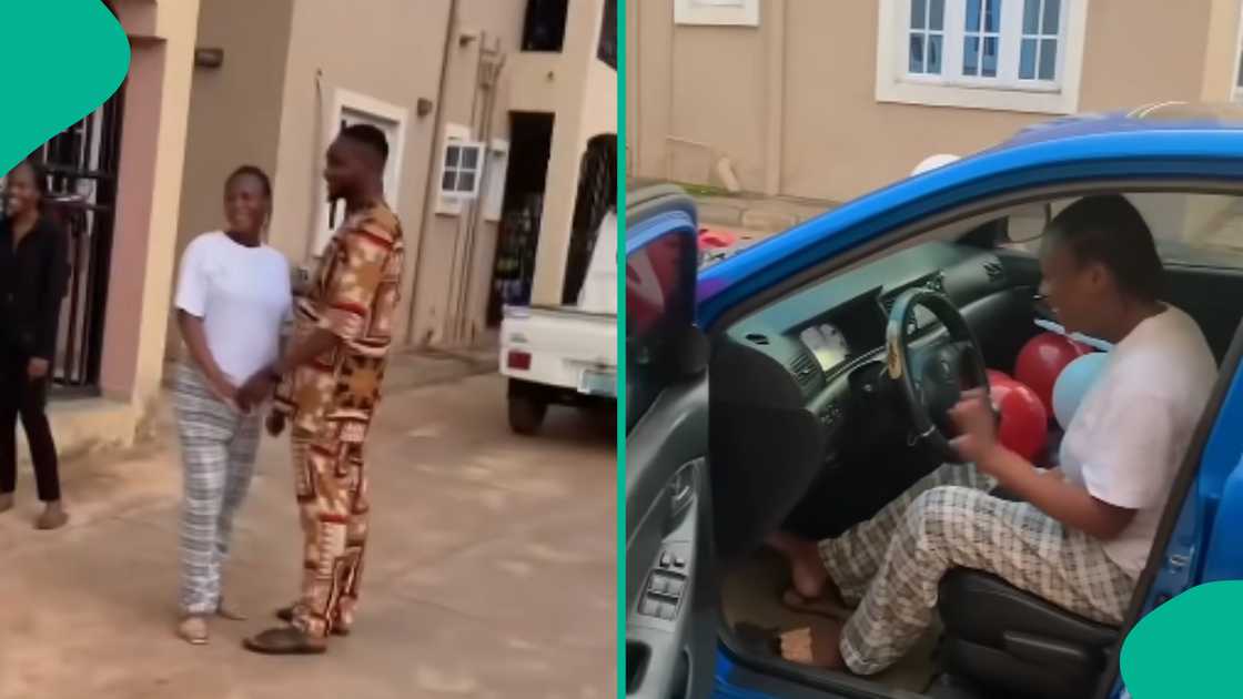 Man praised for buying a car for his wife.