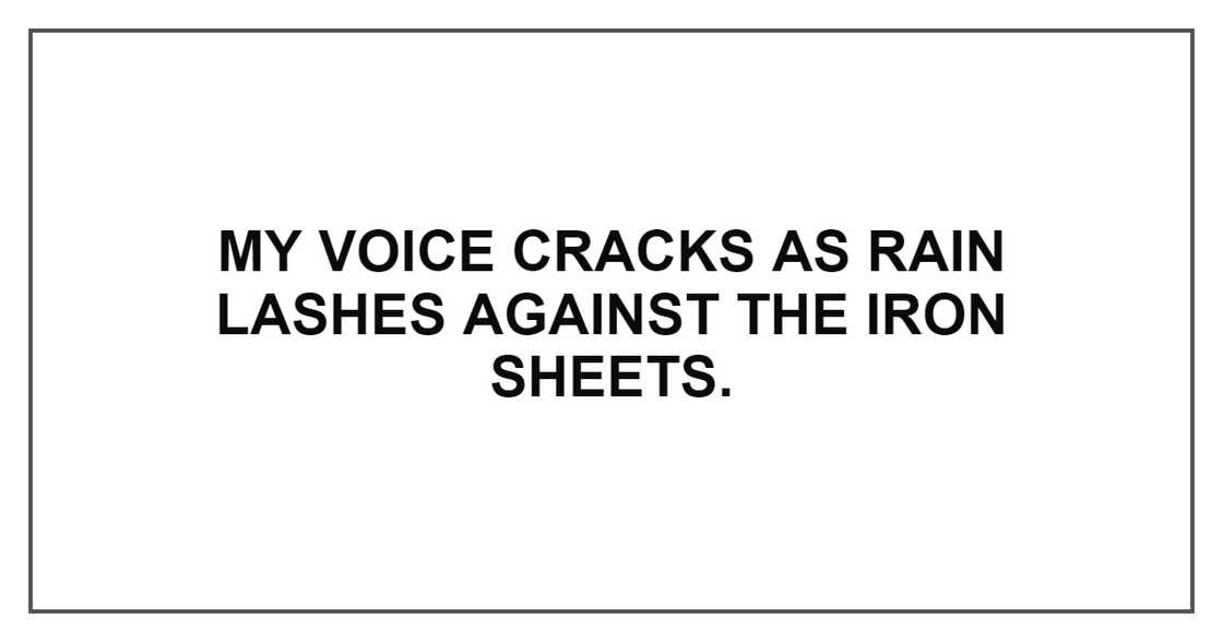 MY VOICE CRACKS MY VOICE CRACKS