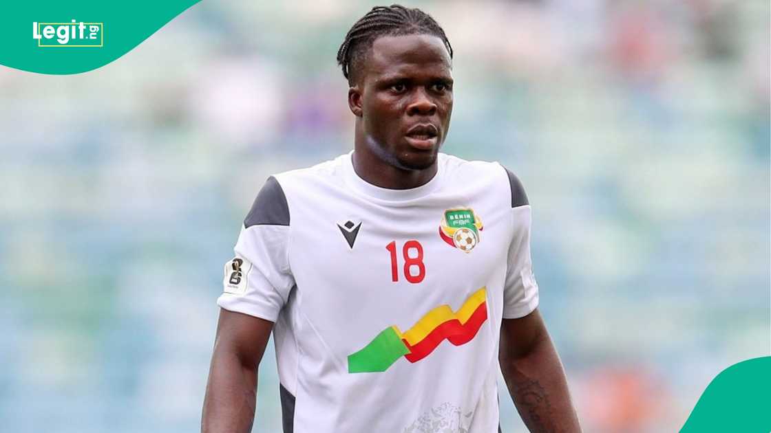 Junior Olaitan, Benin Republic, Stade Felix Houphouet-Boigny, Abidjan, Ivory Coast Junior Olaitan, Benin Republic, Stade Felix Houphouet-Boigny, Abidjan, Ivory Coast
