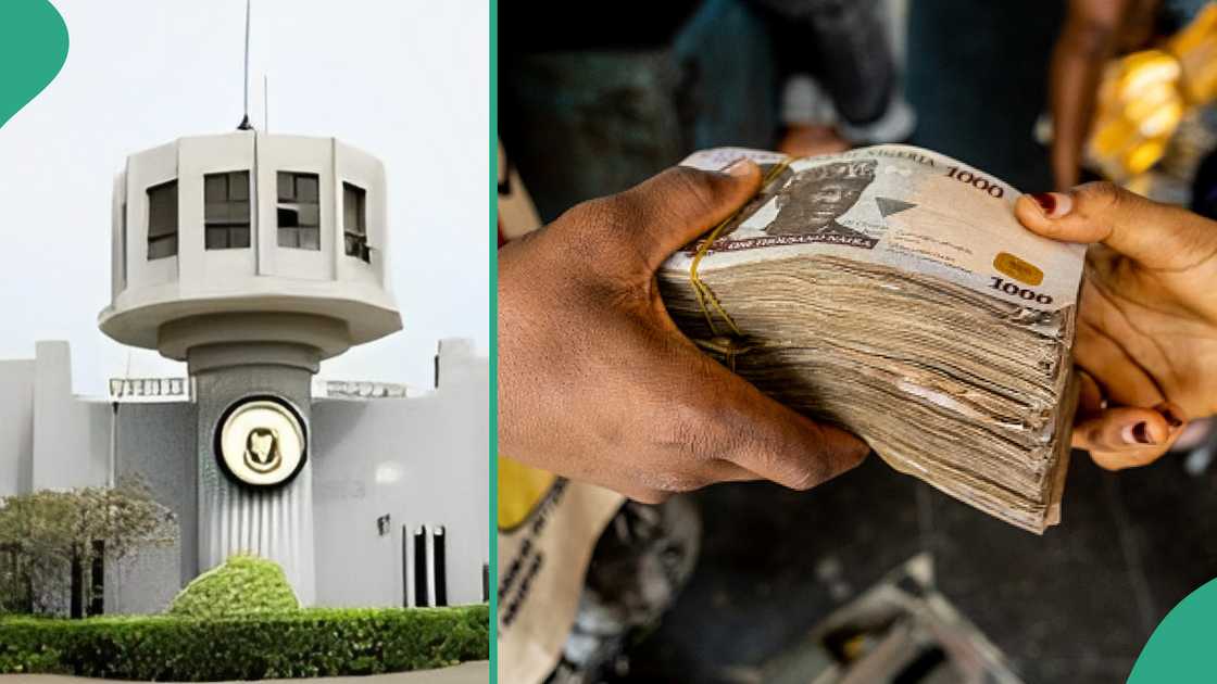 Lady graduates from University of Ibadan.