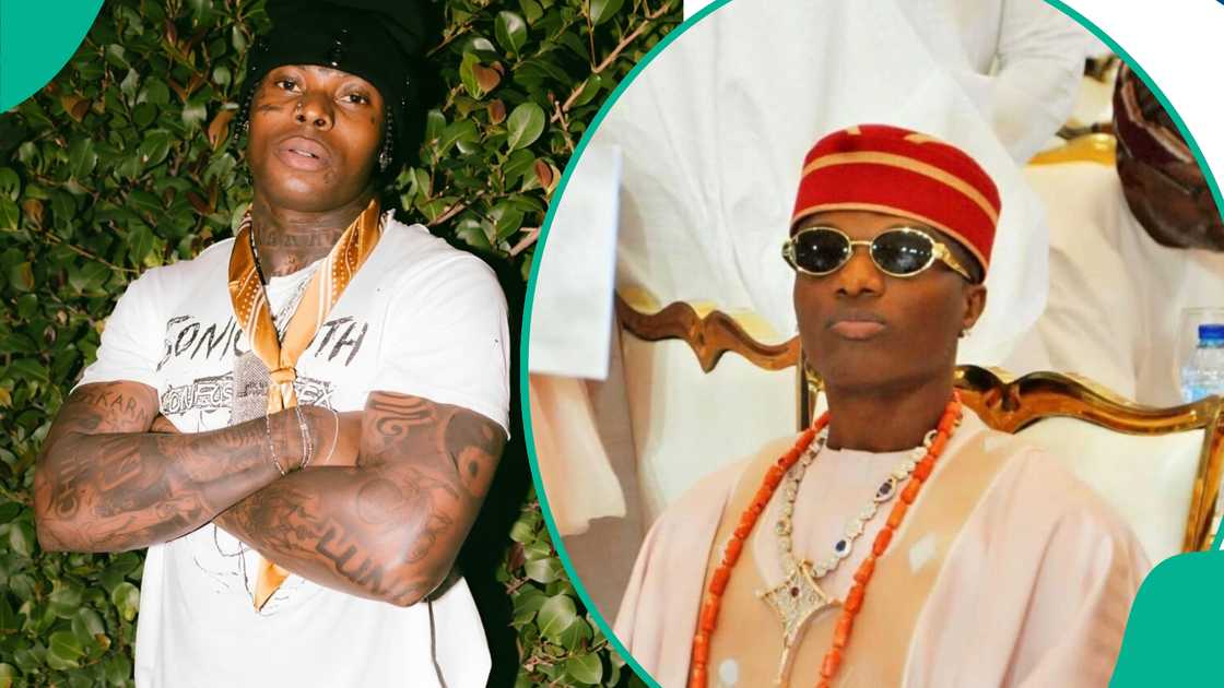Asake's gesture towards Wizkid at Paris Fashion Week trends online