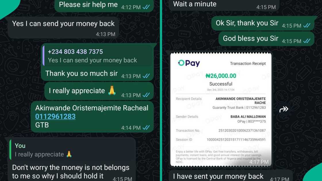 A lady seeks a refund after mistakenly sending N26k to wrong number A lady seeks a refund after mistakenly sending N26k to wrong number