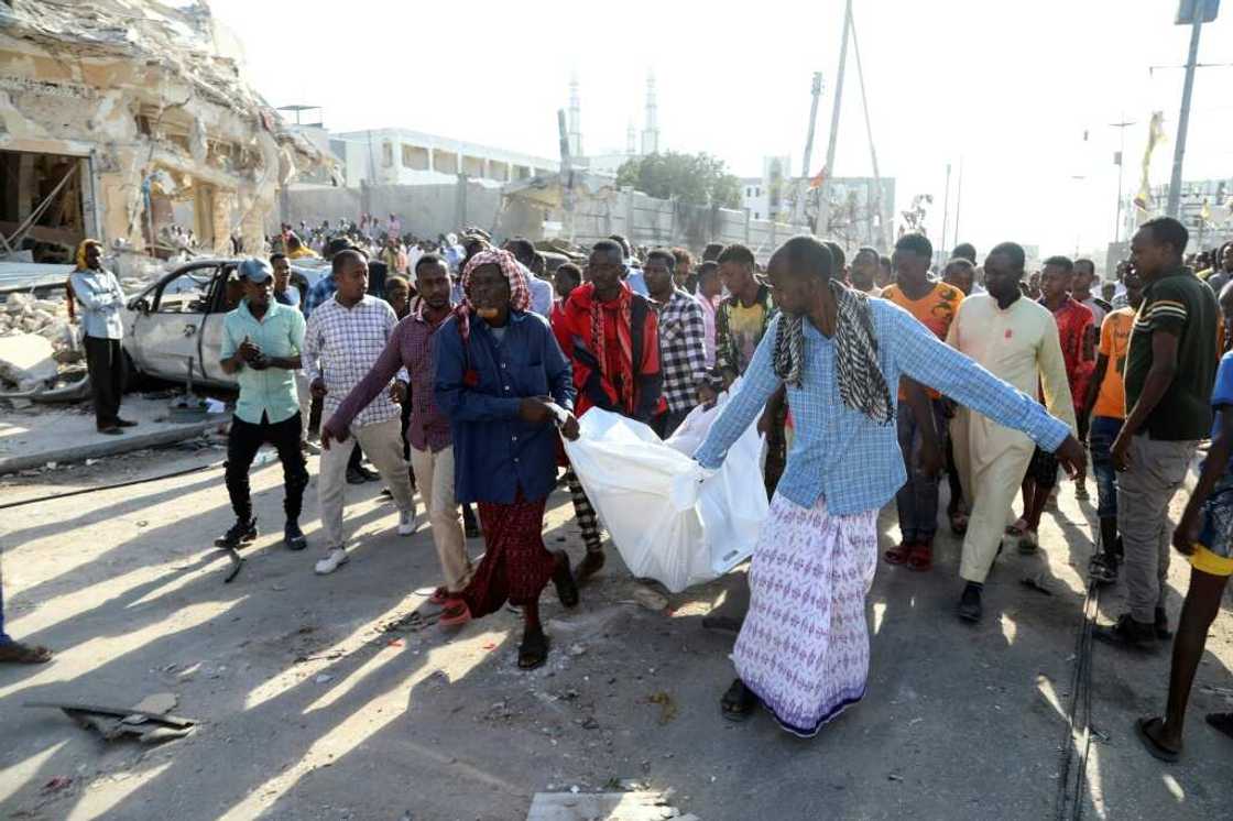 President Hassan Sheikh Mohamud said the death toll was expected to rise President Hassan Sheikh Mohamud said the death toll was expected to rise
