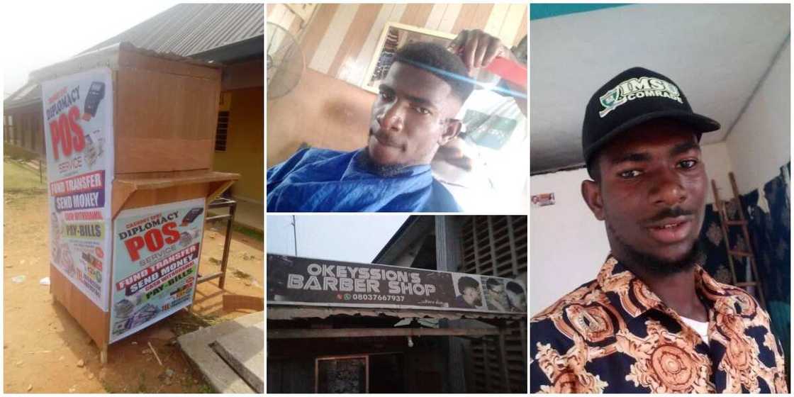 Young man show off the numerous businesses he does as a student, leaves many stunned