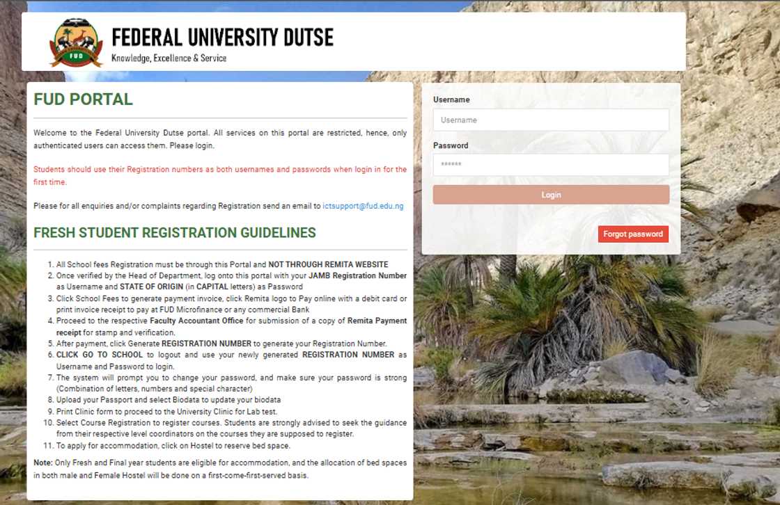 Federal University Dutse portal Federal University Dutse portal