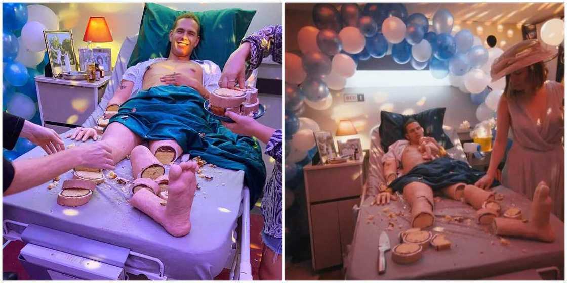 What kind of cake is this? Photos of ladies eating a 'human' cake goes viral, cause big 'commotion' What kind of cake is this? Photos of ladies eating a 'human' cake goes viral, cause big 'commotion'