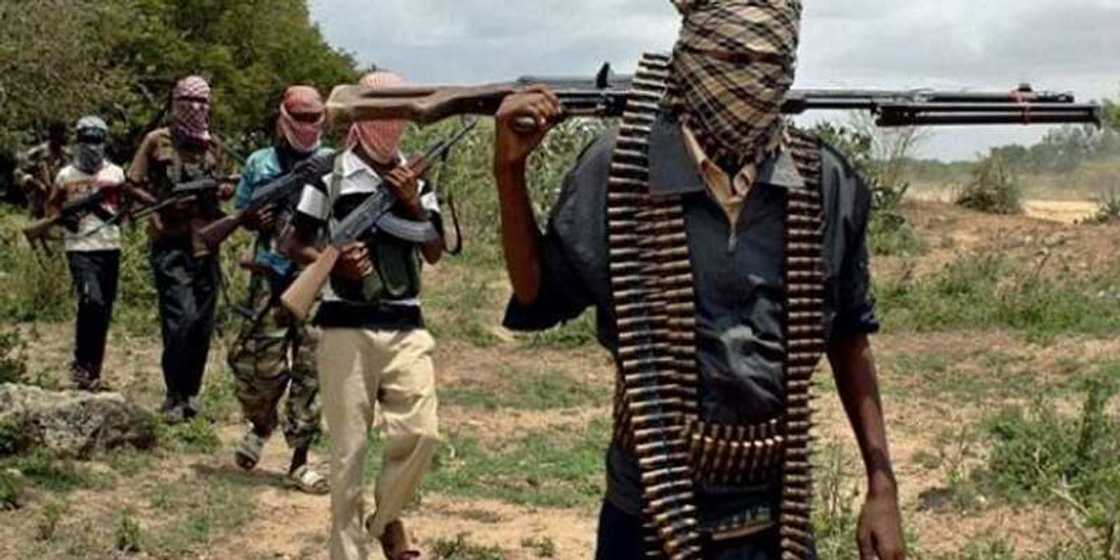 Picture of masked gunmen Picture of masked gunmen