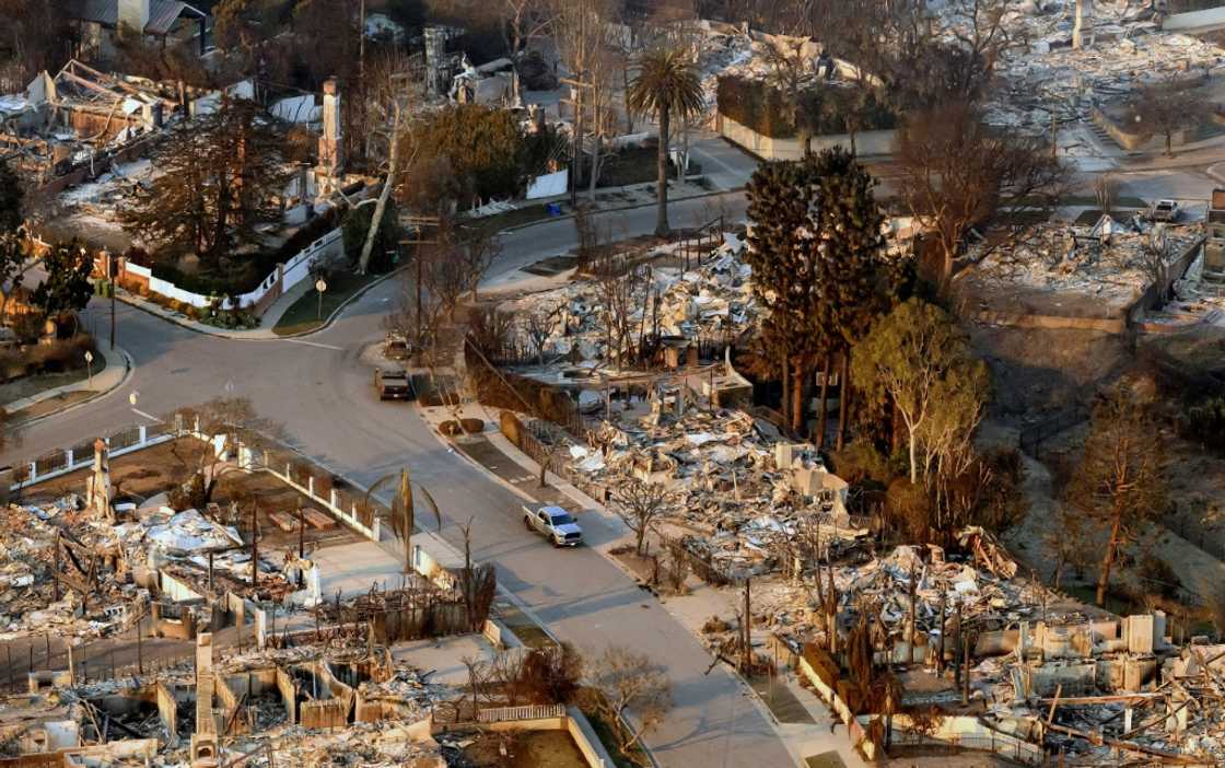 Whole neighborhoods have been wrecked by the fires Whole neighborhoods have been wrecked by the fires