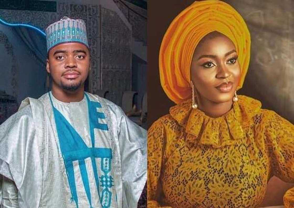 Kabiru Aminu Bayero da amaryarsa Kabiru Aminu Bayero da amaryarsa