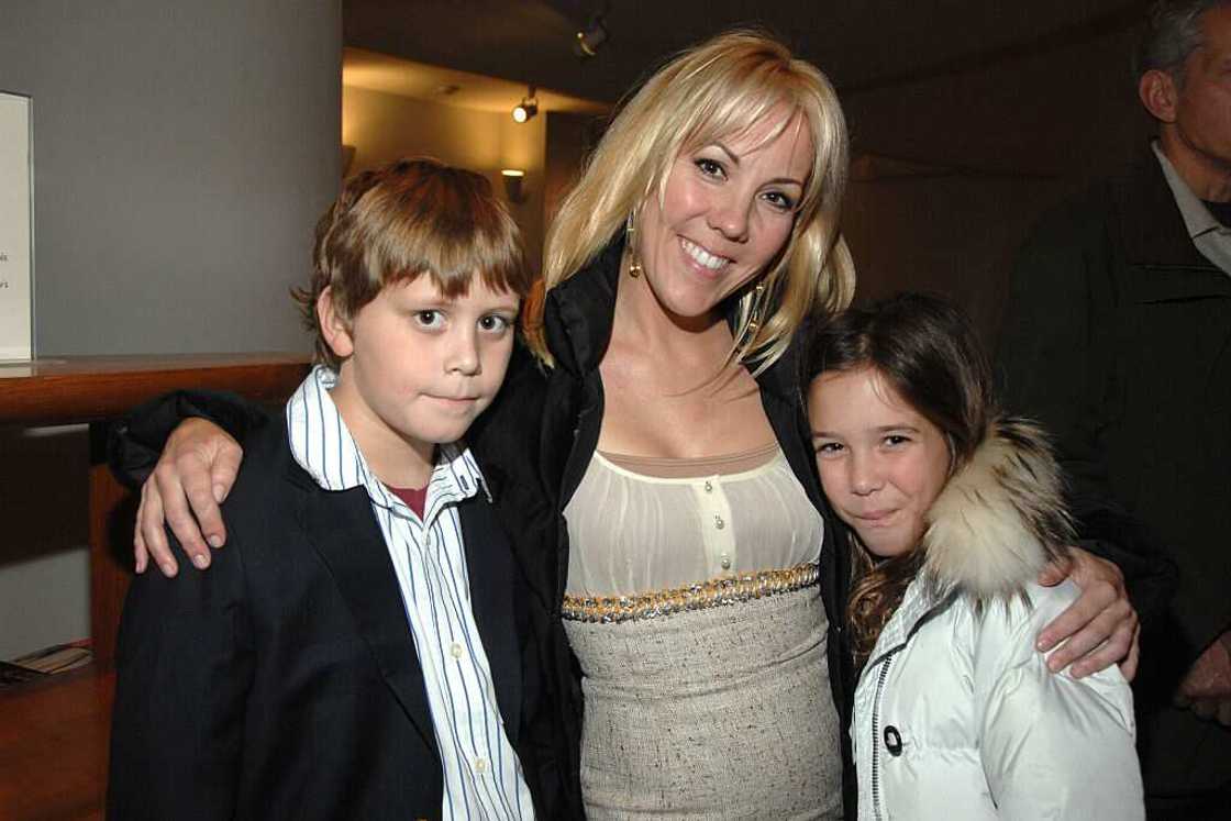 Jefferson Salvini Randall with his mother and little sister