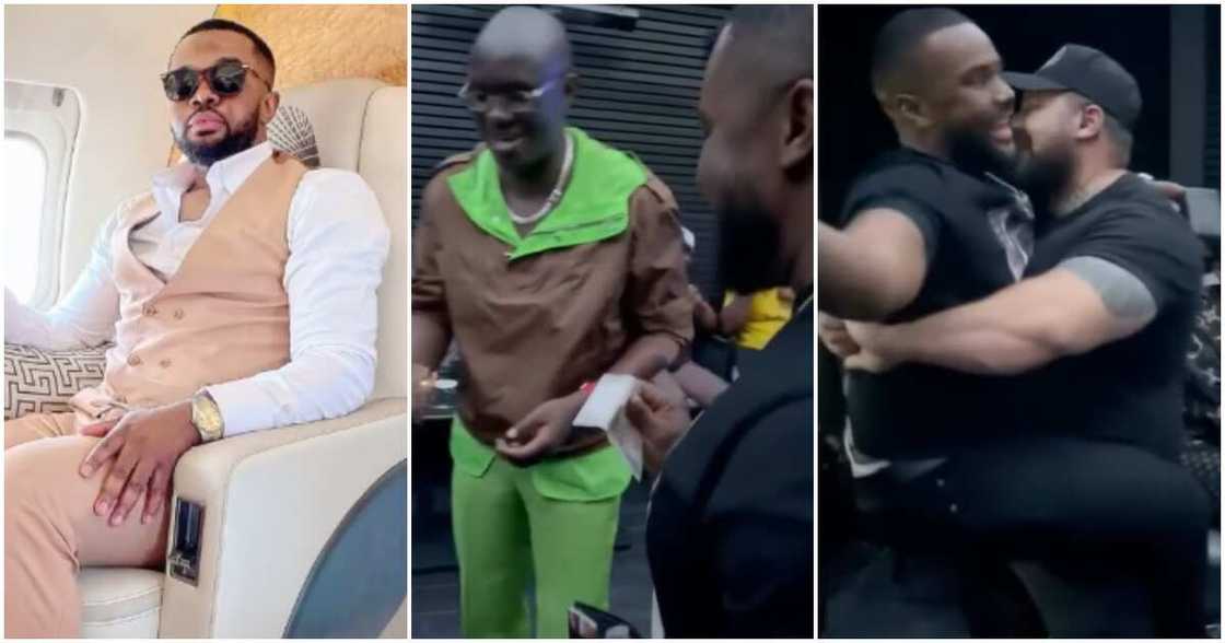 Actor Williams Uchemba and Pastor Tobi Actor Williams Uchemba and Pastor Tobi