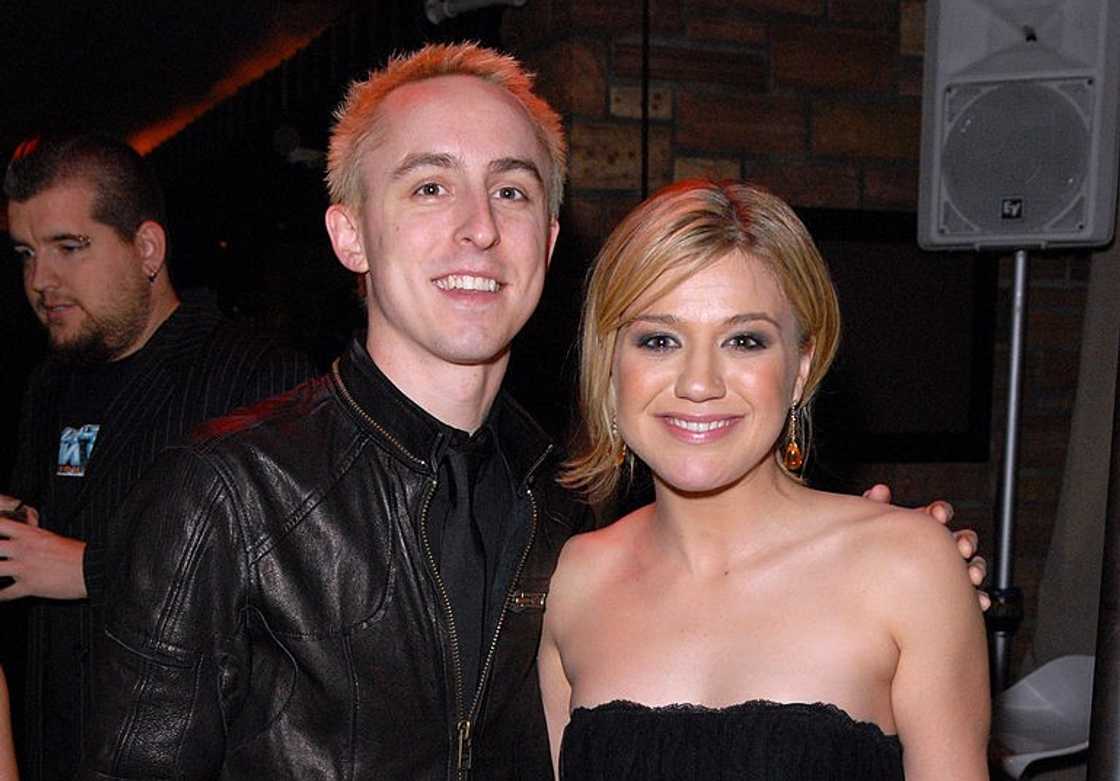 Ryan Key and Kelly Clarkson appear together at an event
