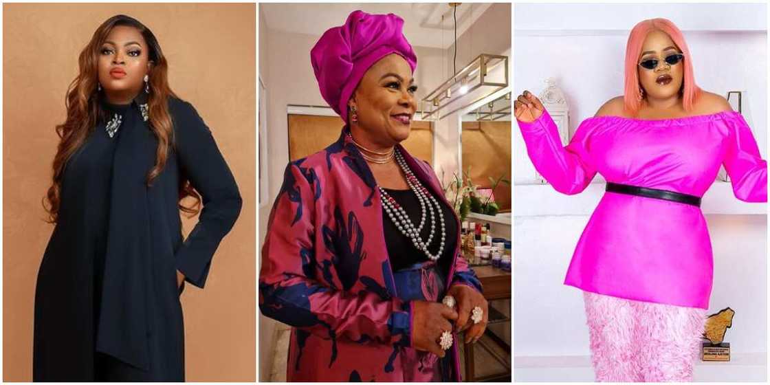 Sola Sobowale, Funke Akindele, and Toyin Abraham