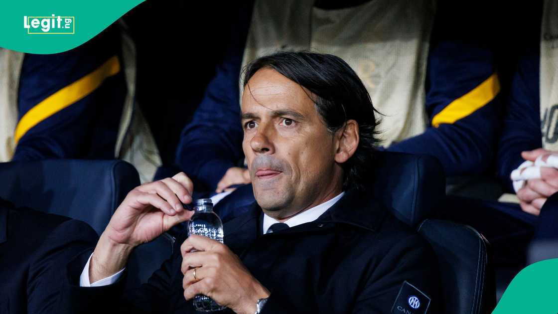 Simeone Inzaghi, UEFA Champions League, Inter Milan, Barcelona. Simeone Inzaghi, UEFA Champions League, Inter Milan, Barcelona.