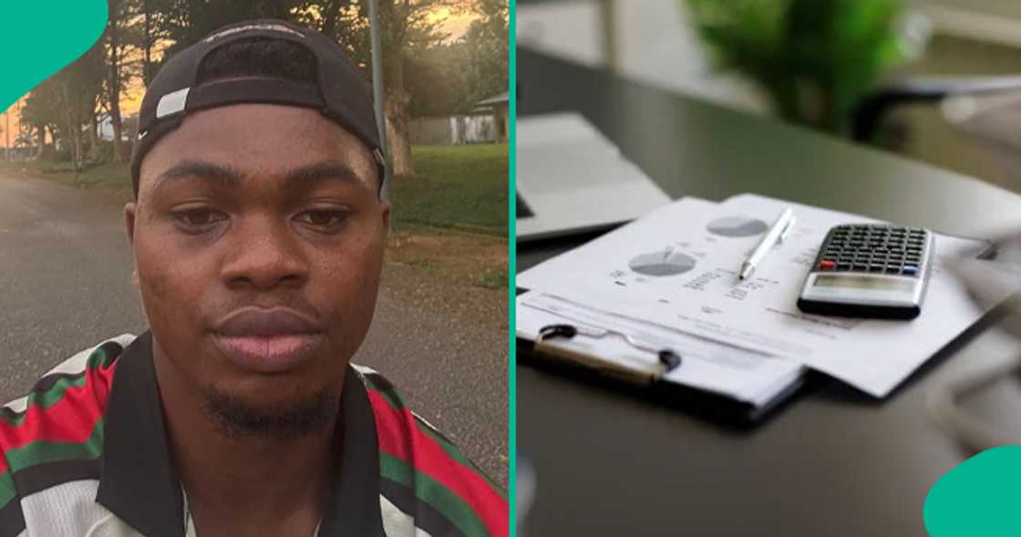 Nigerian man laments after seeing the amount that entered his account.