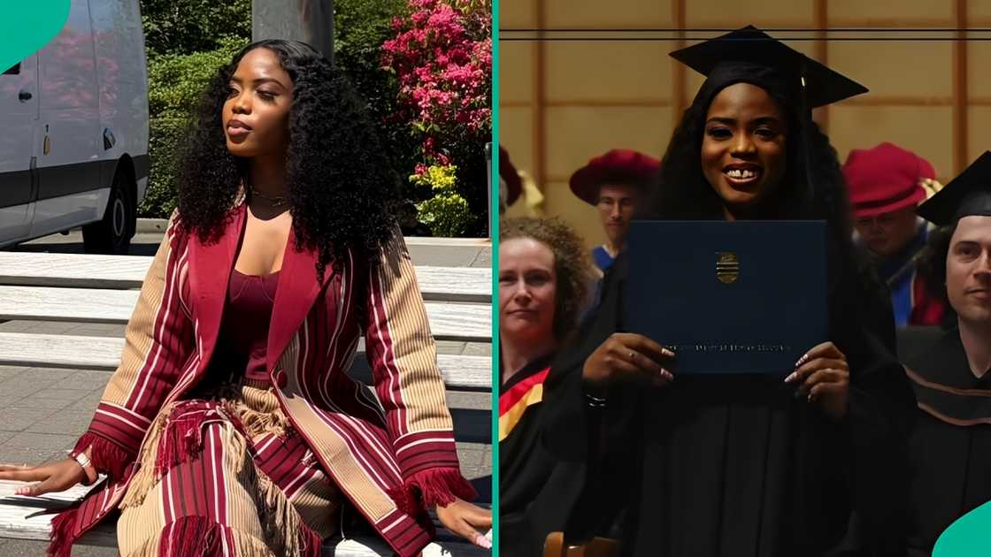 A Nigerian lady who won a scholarship to study in Canada celebrates as she finally bagged a master’s degree A Nigerian lady who won a scholarship to study in Canada celebrates as she finally bagged a master’s degree