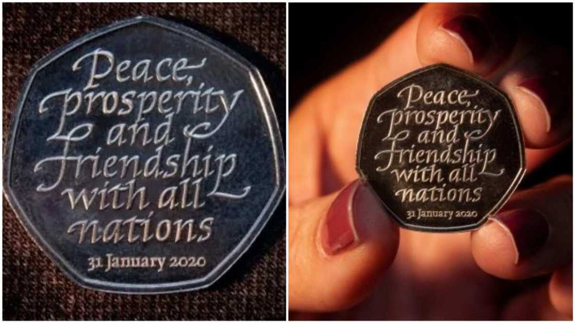 The new coin will also the date of the departure on it. Photo source: Metro UK The new coin will also the date of the departure on it. Photo source: Metro UK