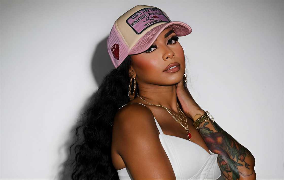 Jazmin Chiles poses against a white background Jazmin Chiles poses against a white background