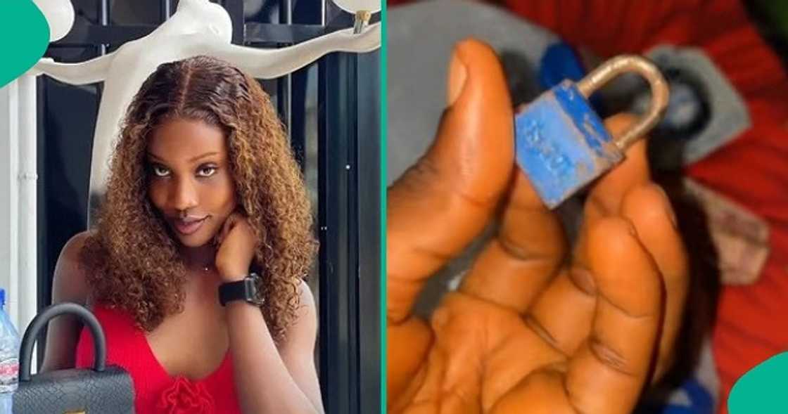 Lady cries out after seeing a scary item under her pillow. Lady cries out after seeing a scary item under her pillow.