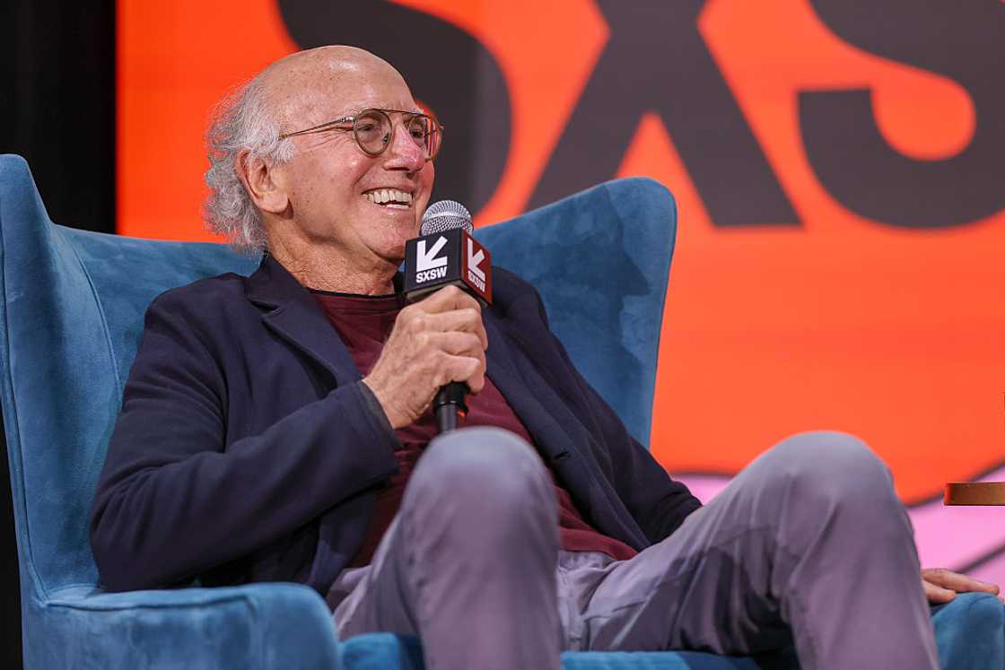 Larry David in Austin, Texas. Larry David in Austin, Texas.
