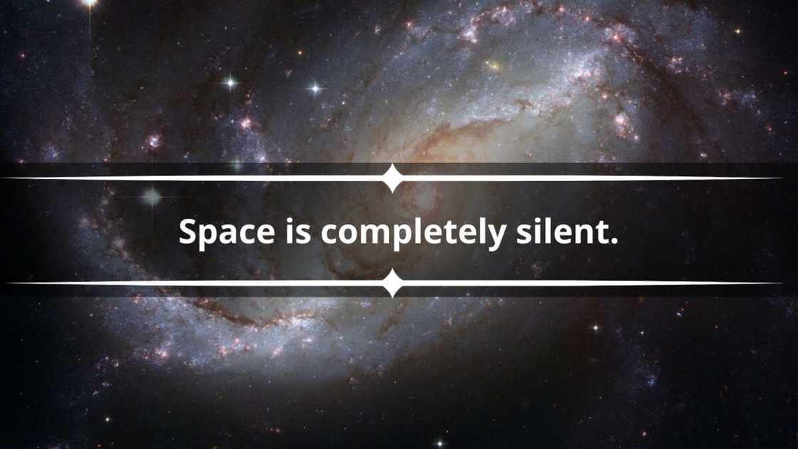 Mind-blowing facts about space