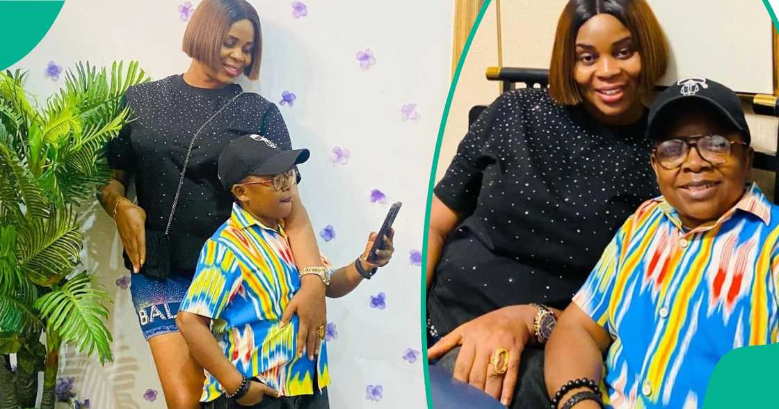 Nollywood actor Aki and his took to social media to share their stunning family photos.