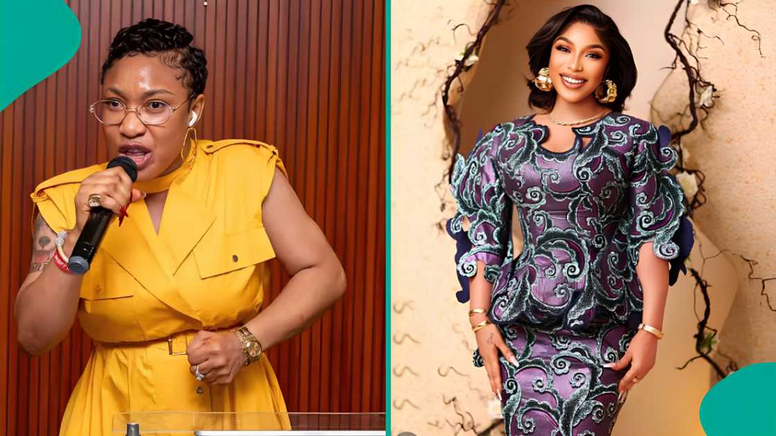 Tonto Dikeh gets people talking after calling out names during a church prophecy session