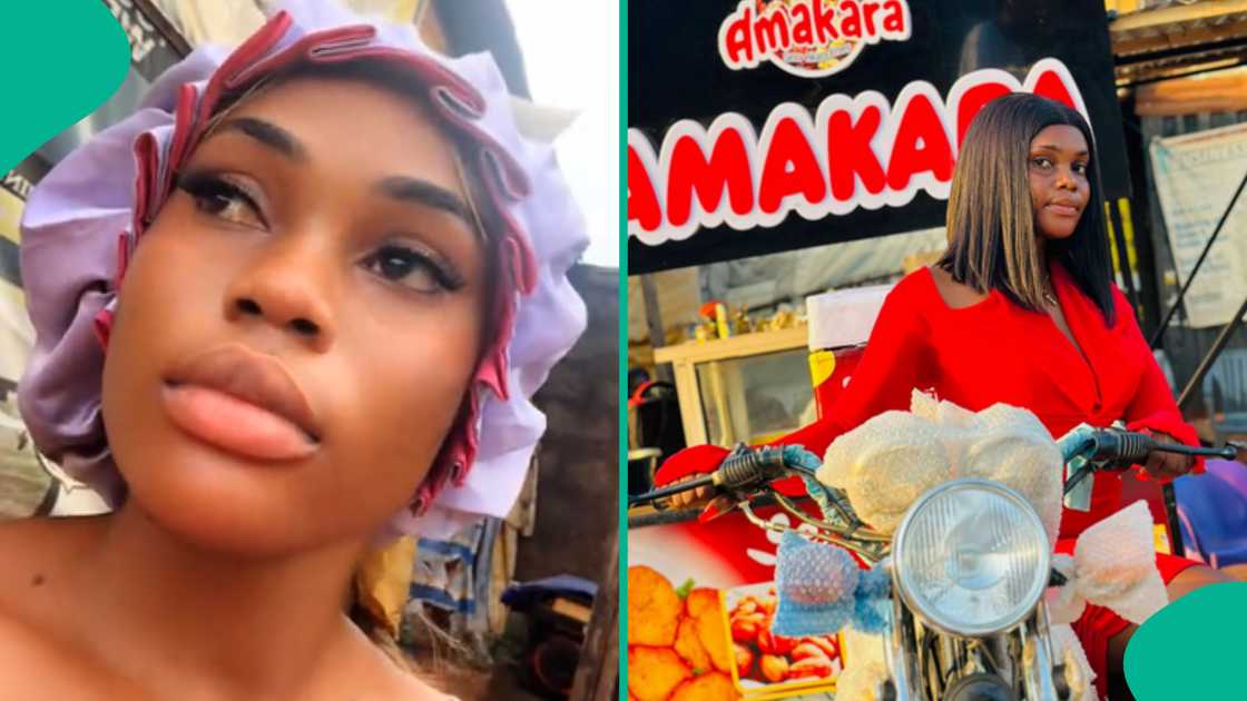 Nigerian lady who bought a motorcycle celebrates on social media. Nigerian lady who bought a motorcycle celebrates on social media.