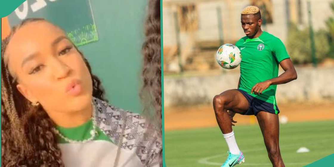 Victor Osimhen's girlfriend Stefanie Kim Ladewig dances happily with her waist in trending video Victor Osimhen's girlfriend Stefanie Kim Ladewig dances happily with her waist in trending video