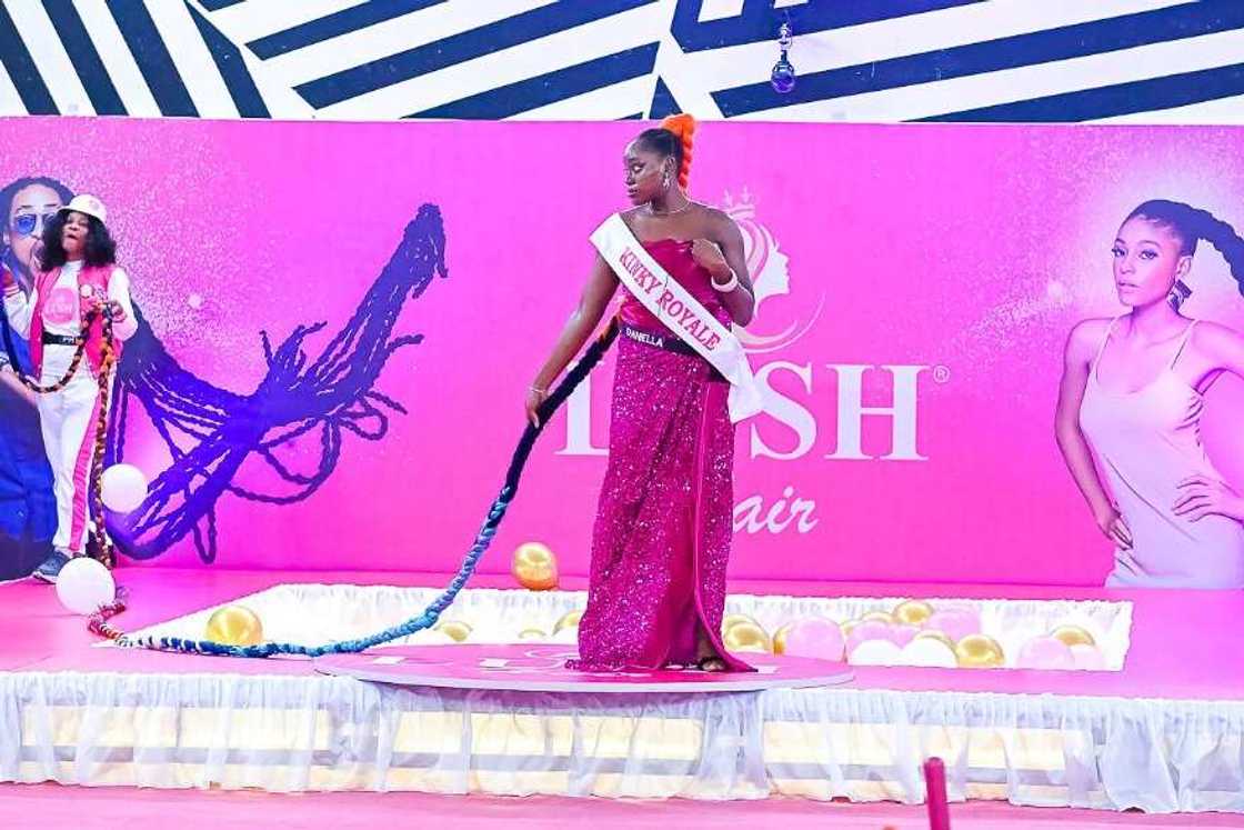 BBNaija S7: Lush Hair Sets the Record of the Longest Braids with Team Kinky Royale BBNaija S7: Lush Hair Sets the Record of the Longest Braids with Team Kinky Royale